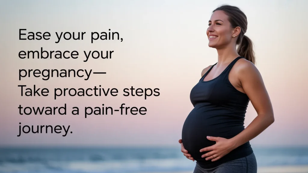 Ease your pain, embrace your pregnancy—take proactive steps toward a pain-free journey.