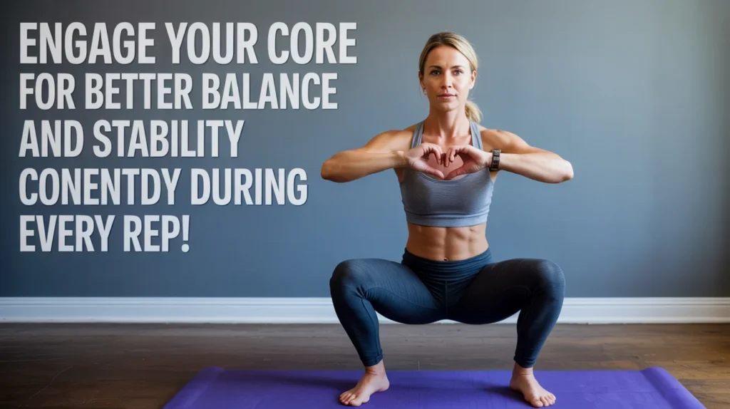 Engage your core for better balance and stability during every rep!