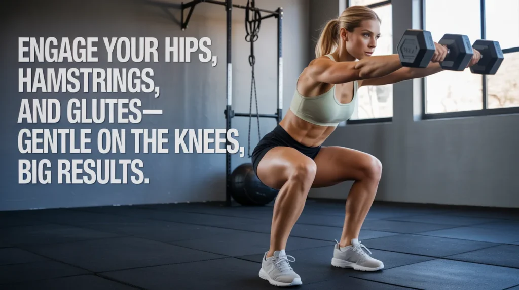 Engage your hips, hamstrings, and glutes—gentle on the knees, big results.