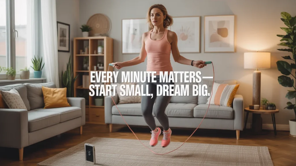 Every minute matters—start small, dream big.