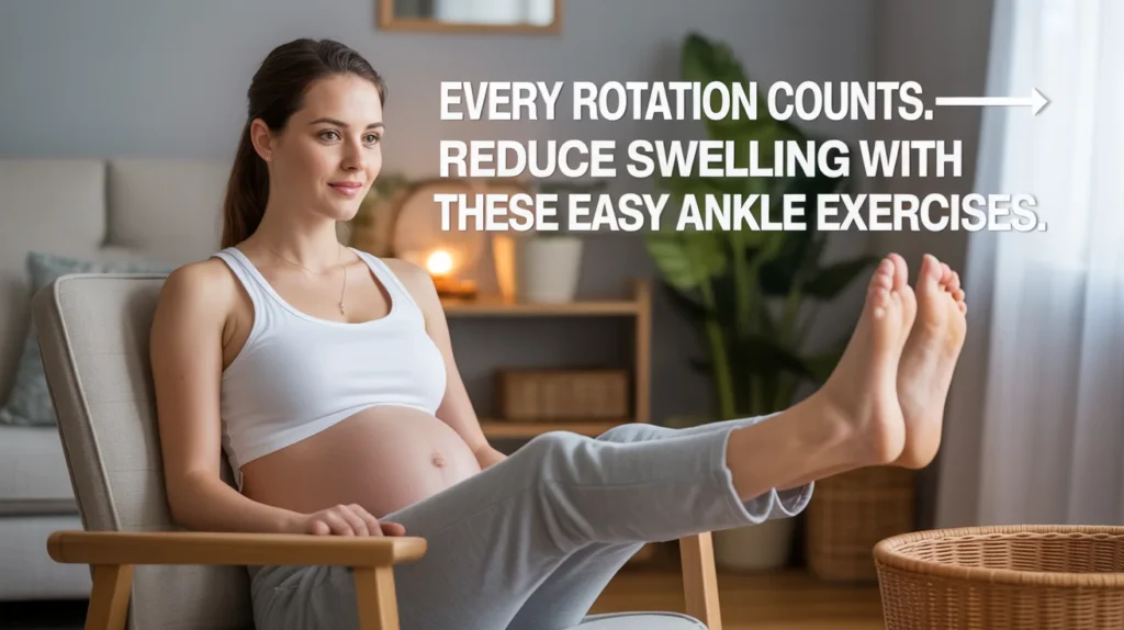 Every rotation counts—reduce swelling with these easy ankle exercises.
