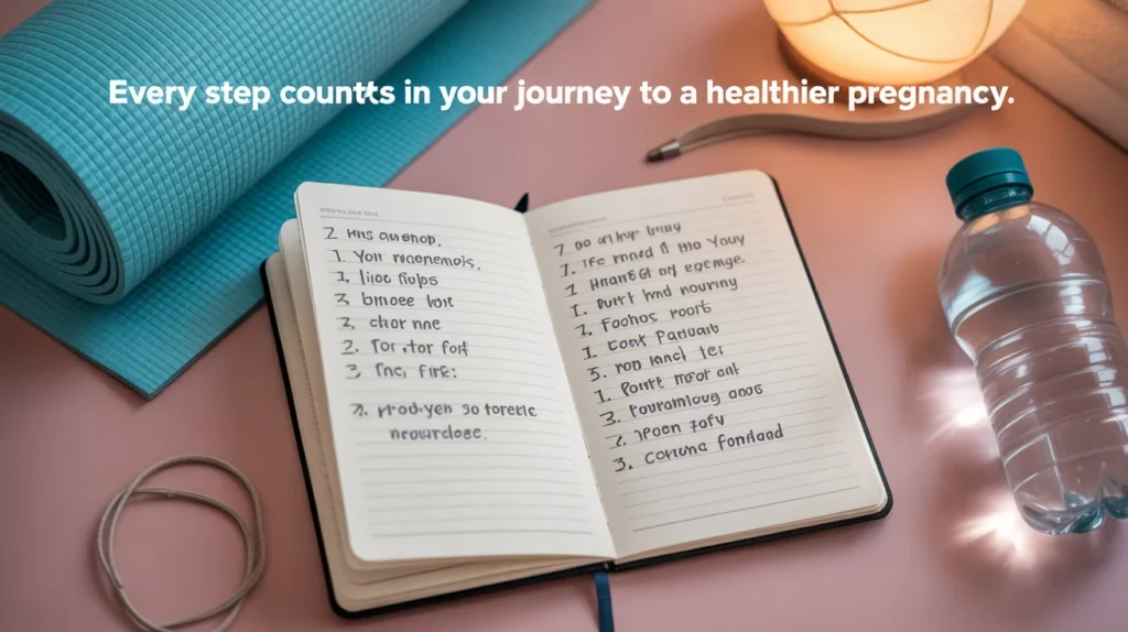 Every step counts in your journey to a healthier pregnancy.
