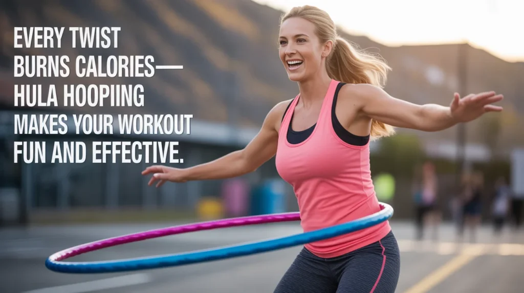 Every twist burns calories—hula hooping makes your workout fun and effective.
