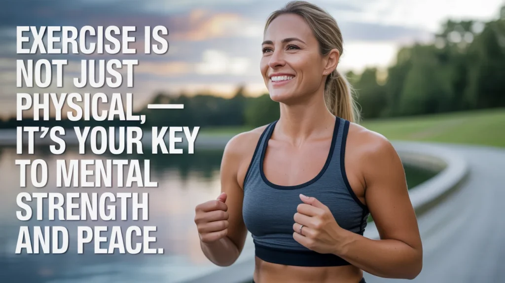Exercise is not just physical—it’s your key to mental strength and peace.