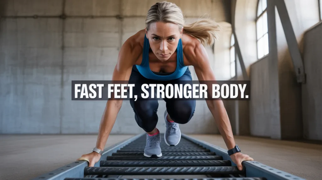 Fast feet, stronger body.