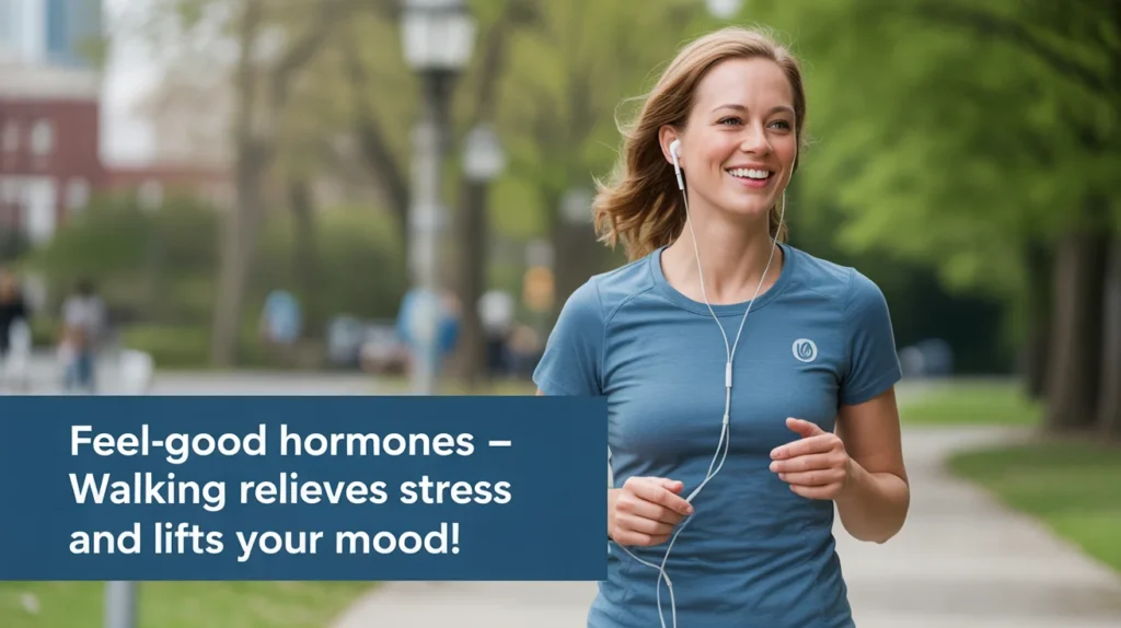 Feel-Good Hormones – Walking Relieves Stress and Lifts Your Mood!