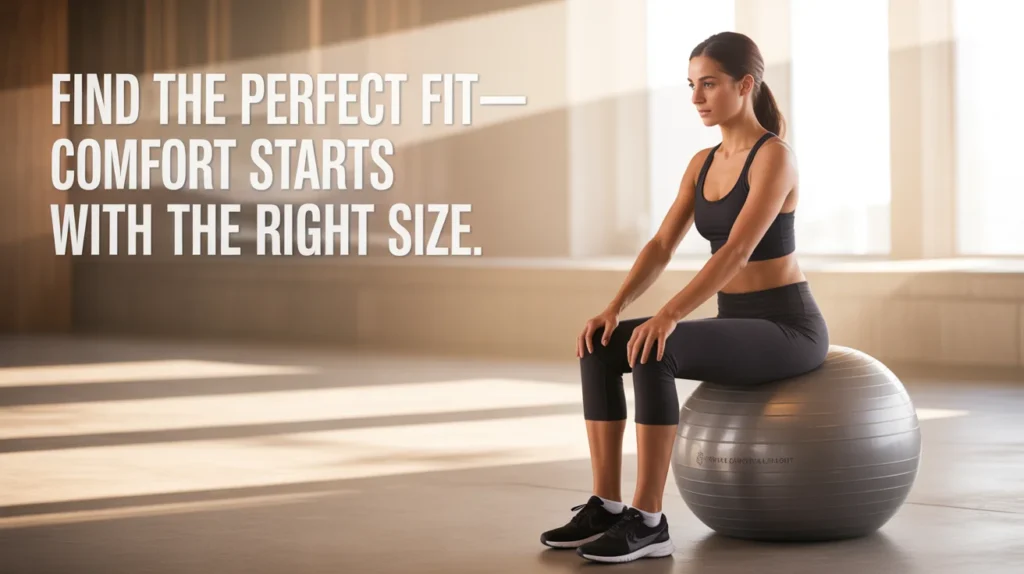 Find the perfect fit—comfort starts with the right size.