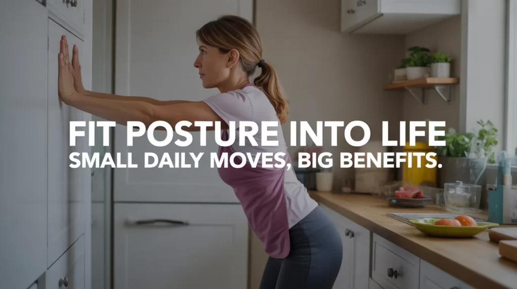 Fit Posture into Life – Small Daily Moves, Big Benefits.