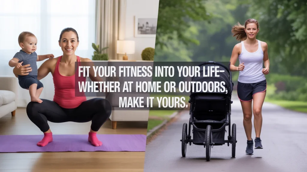 Fit your fitness into your life—whether at home or outdoors, make it yours.