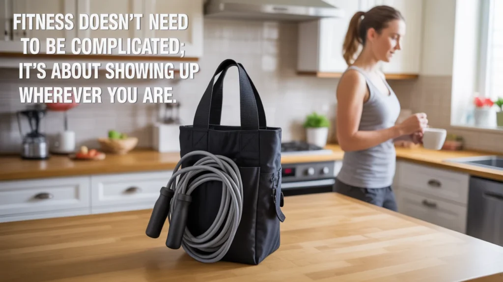 Fitness doesn’t need to be complicated; it’s about showing up wherever you are.