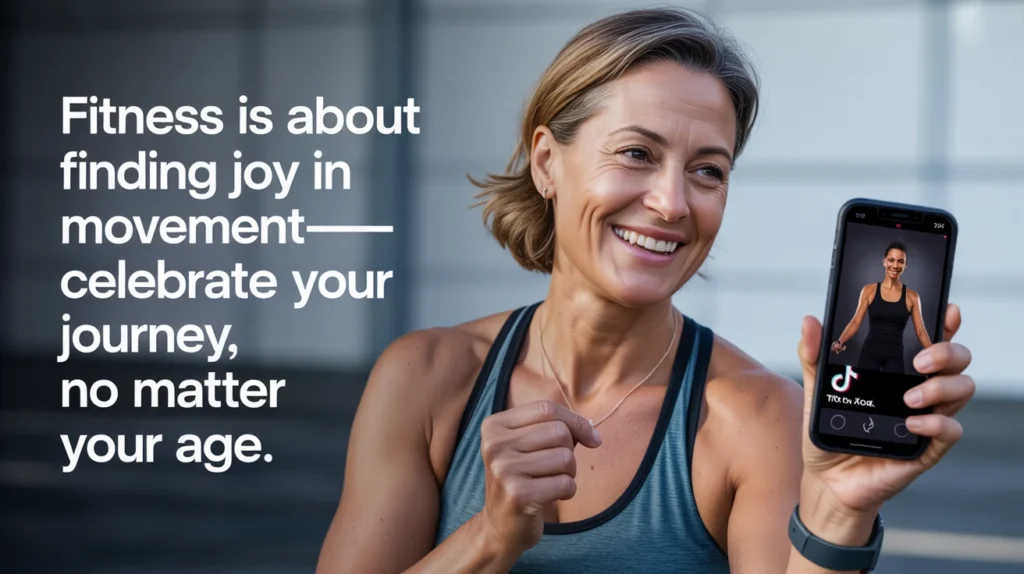 Fitness is about finding joy in movement—celebrate your journey, no matter your age.
