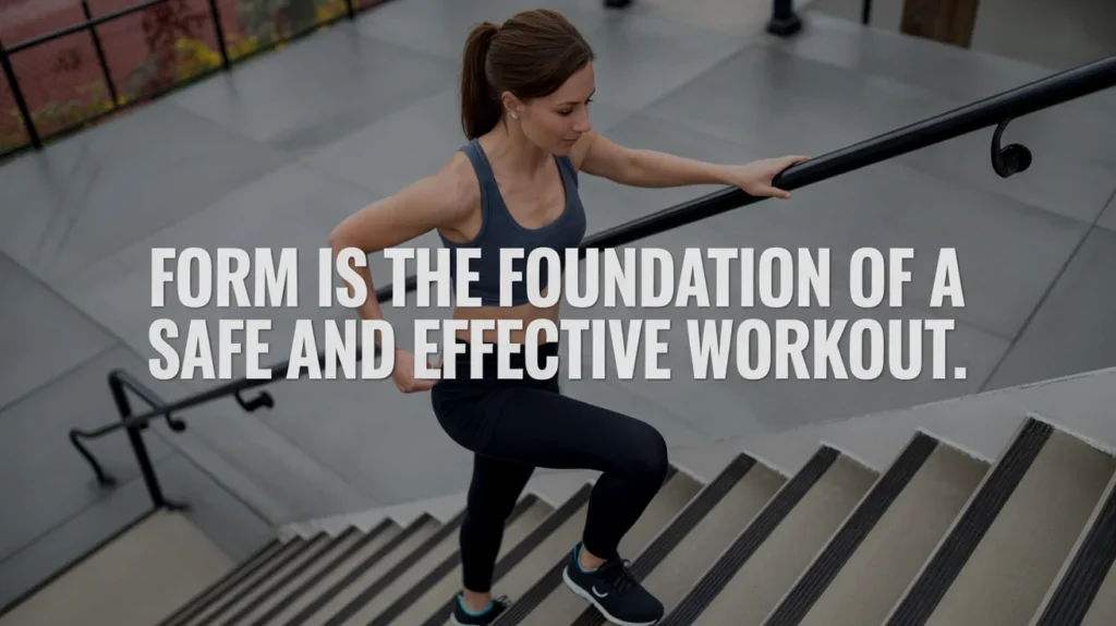 Form is the foundation of a safe and effective workout.