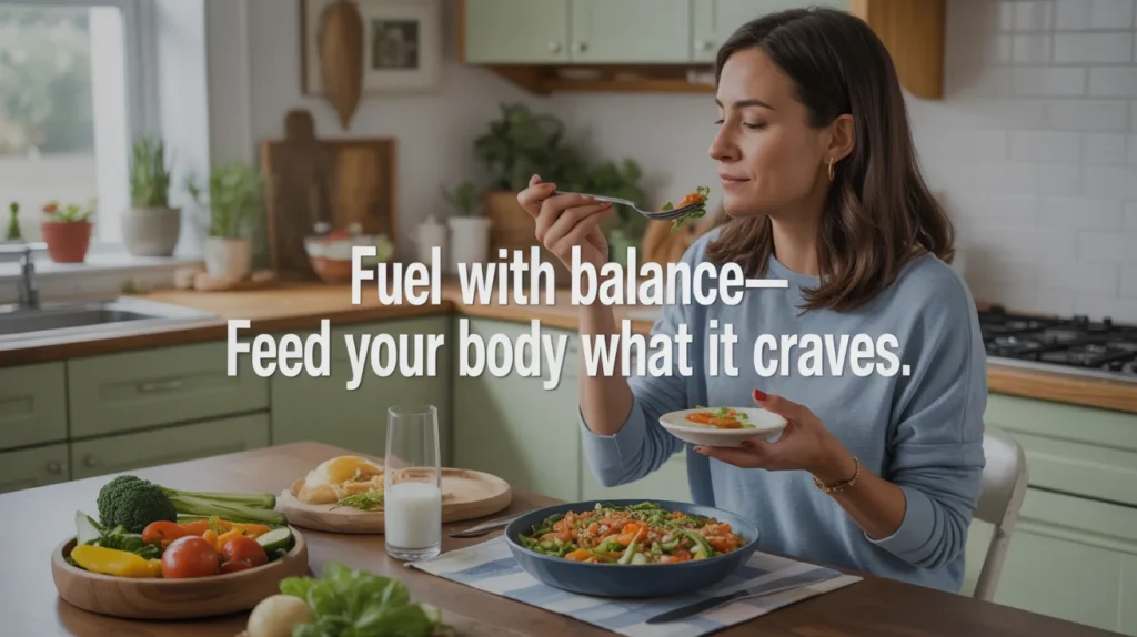 Fuel with balance—feed your body what it craves.