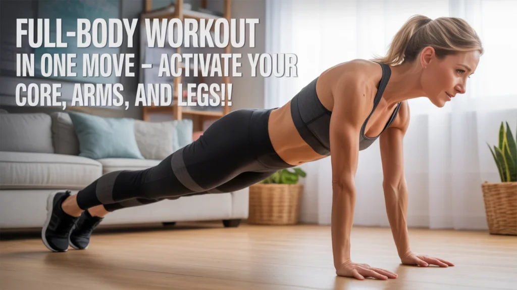 Full-Body Workout in One Move – Activate Your Core, Arms, and Legs!