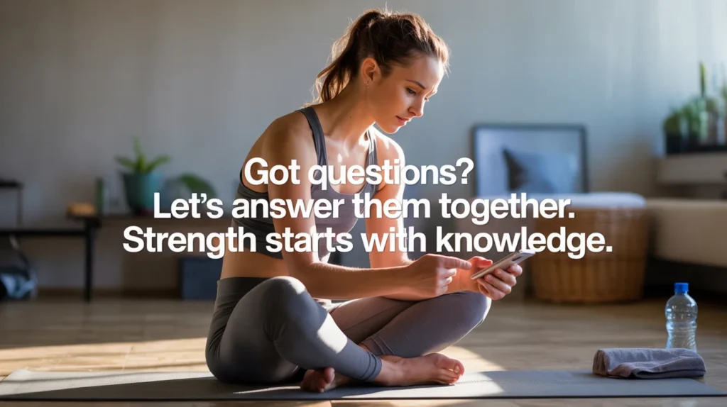 Got questions Let’s answer them together. Strength starts with knowledge.