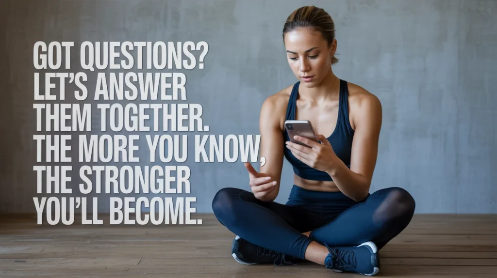 Got questions Let’s answer them together. The more you know, the stronger you’ll become.