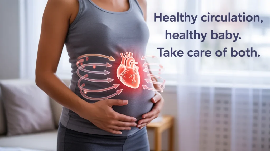 Healthy circulation, healthy baby. Take care of both.
Improve Circulation