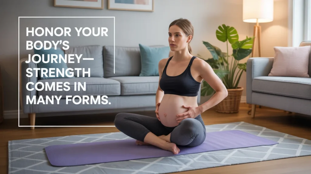 Honor your body’s journey—strength comes in many forms.