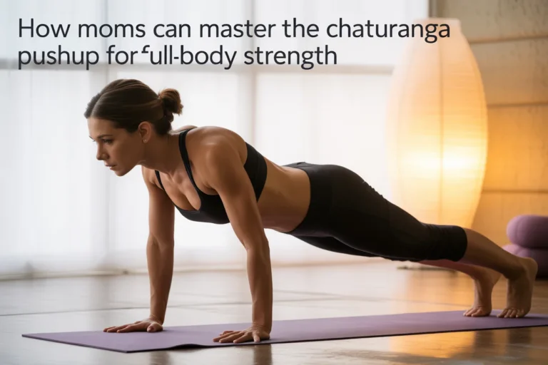 How Moms Can Master the Chaturanga Push-Up for Full-Body Strength