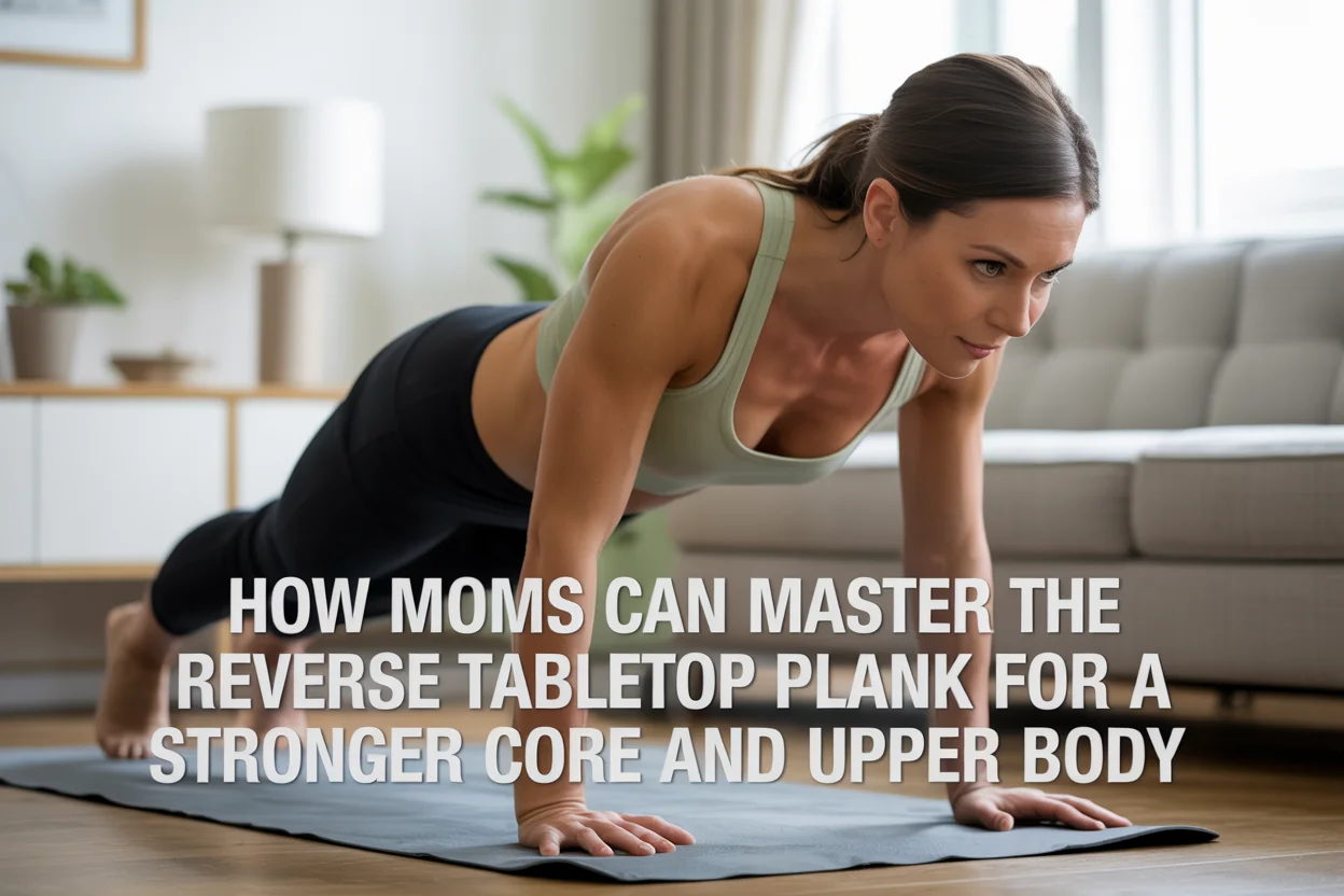 How Moms Can Master the Reverse Tabletop Plank for a Stronger Core and Upper Body