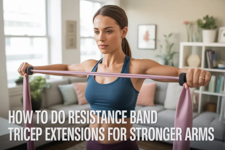 How to Do Resistance Band Tricep Extensions for Stronger Arms