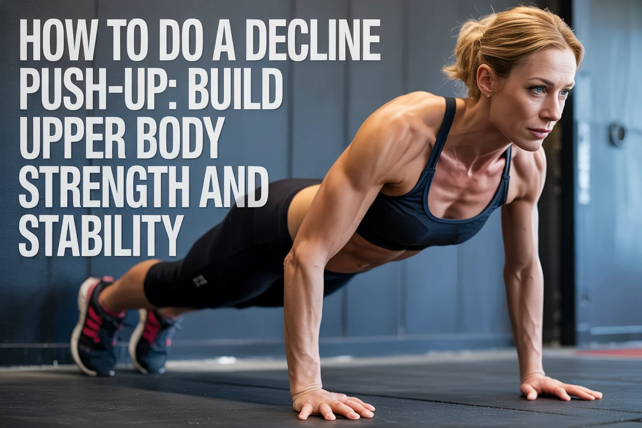 How to Do a Decline Push-Up Build Upper Body Strength and Stability