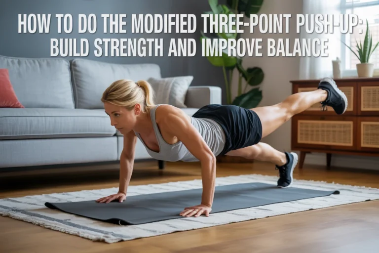How to Do the Modified Three-Point Push-Up Build Strength and Improve Balance