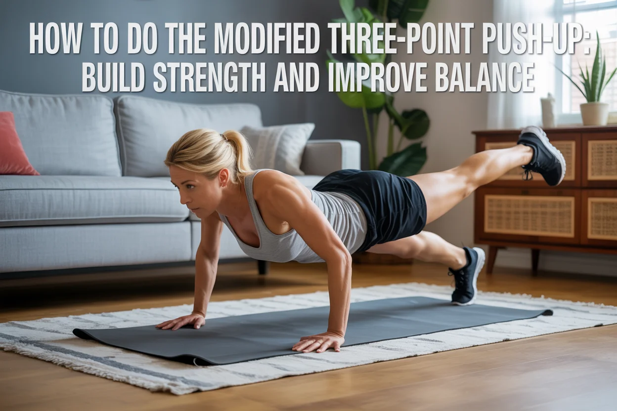 How to Do the Modified Three-Point Push-Up Build Strength and Improve Balance