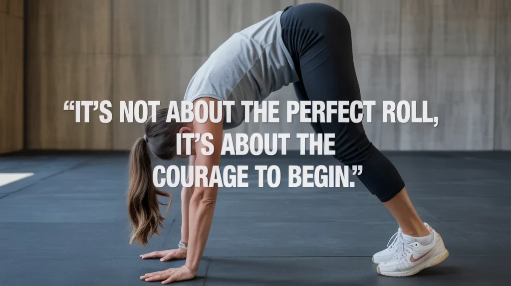 It’s not about the perfect roll, it’s about the courage to begin.