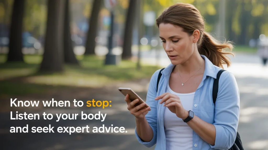 Know When to Stop Listen to Your Body and Seek Expert Advice.