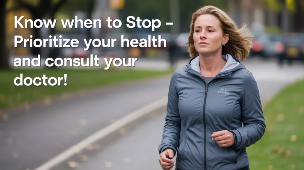 Know When to Stop – Prioritize Your Health and Consult Your Doctor!