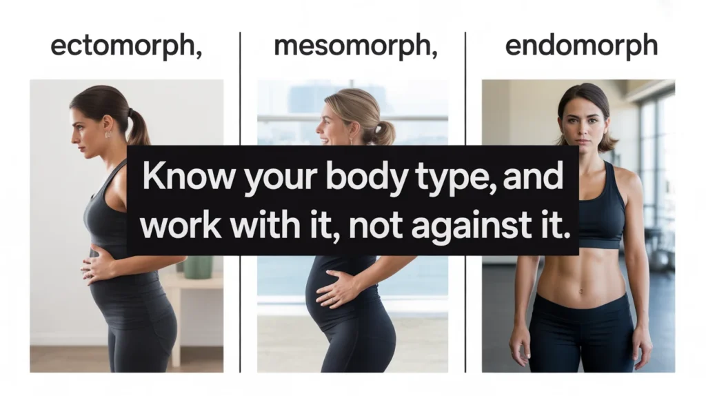 Know your body type, and work with it, not against it.