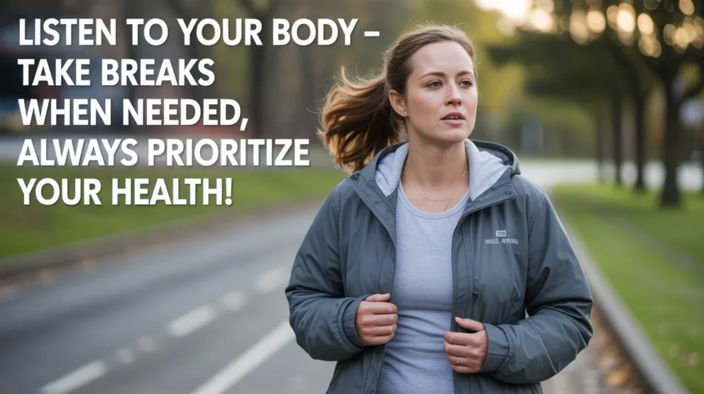 Listen to Your Body – Take Breaks When Needed, Always Prioritize Your Health