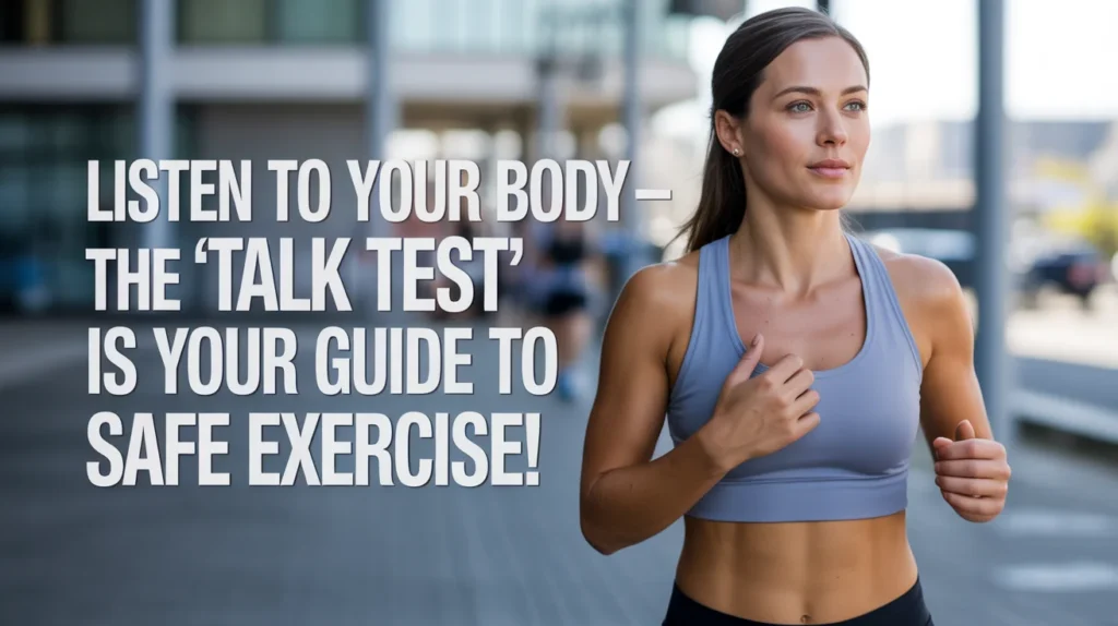 Listen to Your Body – The ‘Talk Test’ is Your Guide to Safe Exercise!