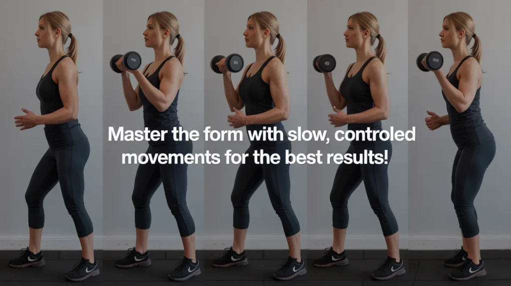 Master the form with slow, controlled movements for the best results!