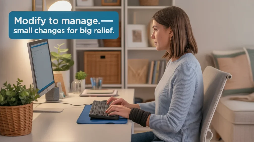 Modify to manage—small changes for big relief.