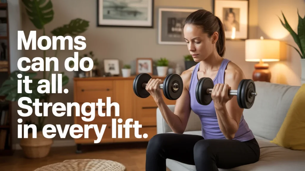Moms Can Do It All. Strength in Every Lift.