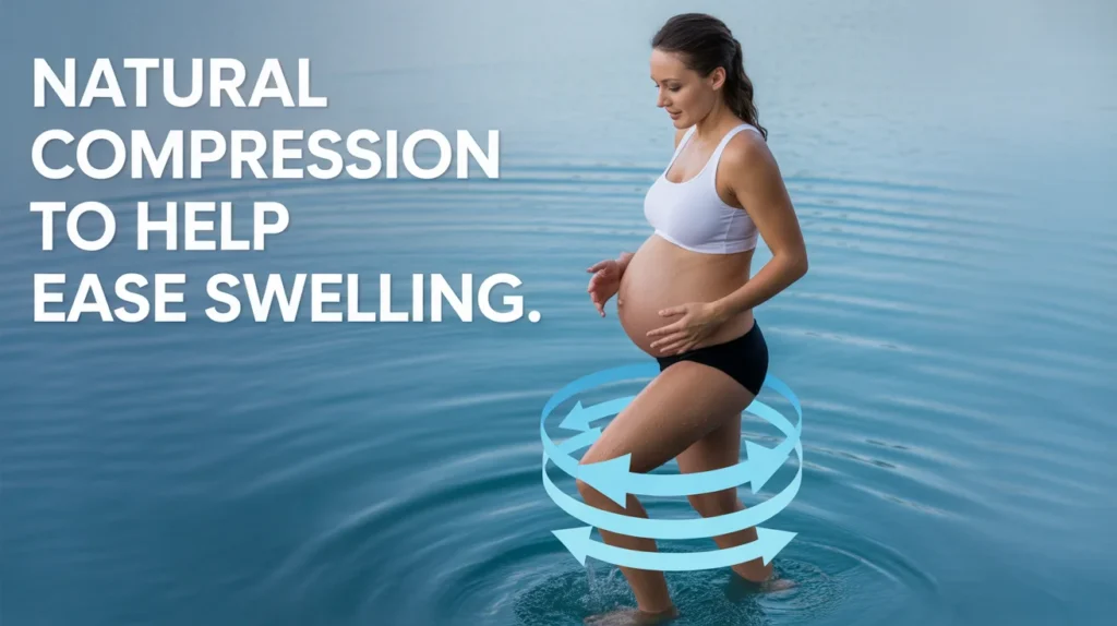 Natural compression to help ease swelling.