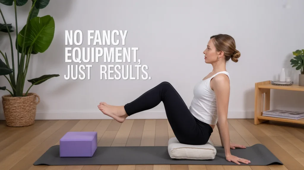 No fancy equipment, just results.