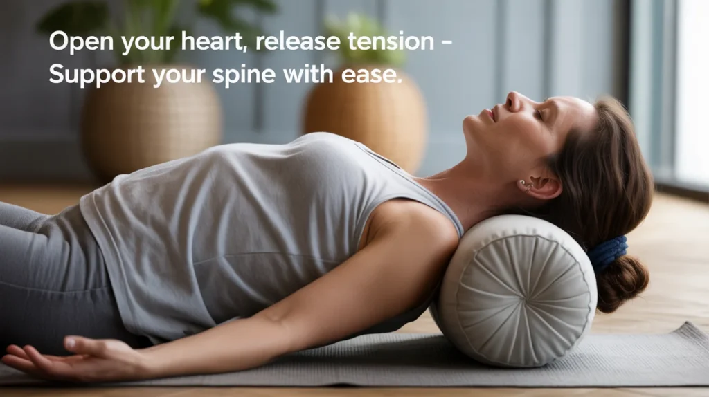 Open Your Heart, Release Tension – Support Your Spine with Ease.