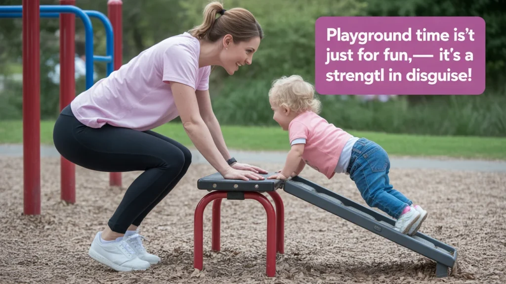 Playground time isn’t just for fun—it’s a strength circuit in disguise!