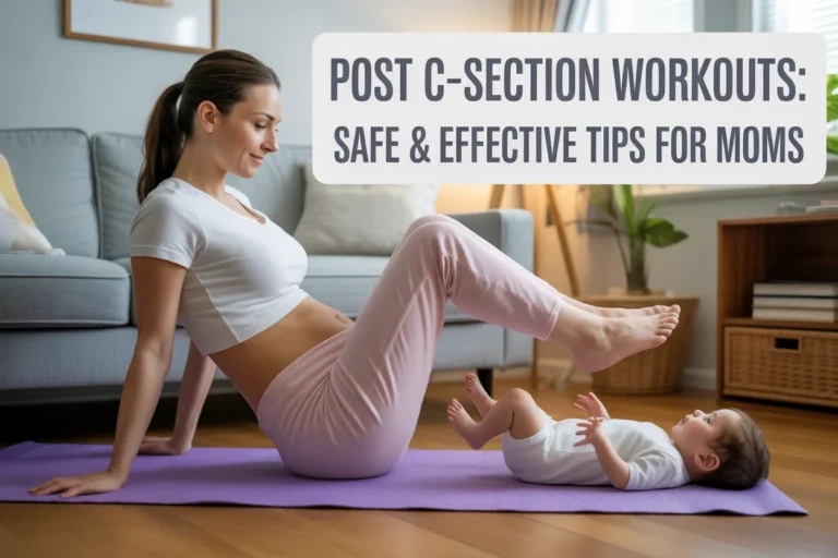 Post C-Section Workouts Safe & Effective Tips for Moms