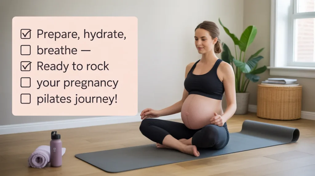Prepare, Hydrate, Breathe – Ready to Rock Your Pregnancy Pilates Journey!