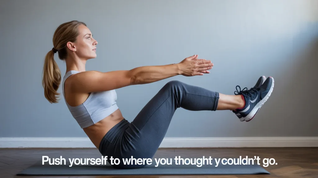 Push yourself to where you thought you couldn’t go.