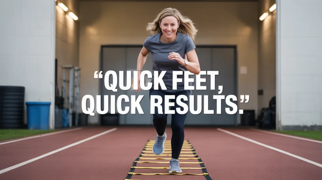Quick feet, quick results.