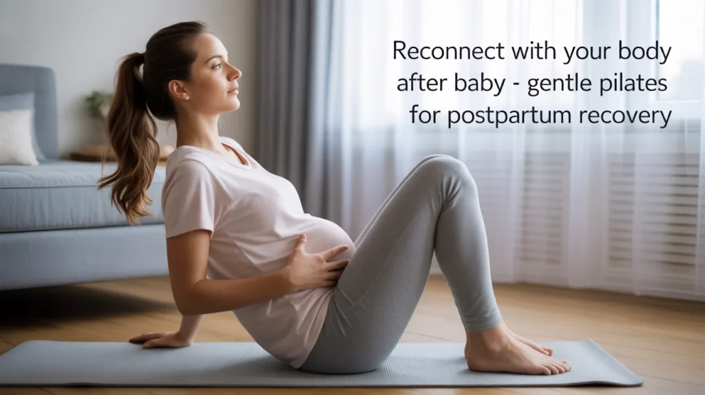 Reconnect with Your Body After Baby – Gentle Pilates for Postpartum Recovery.