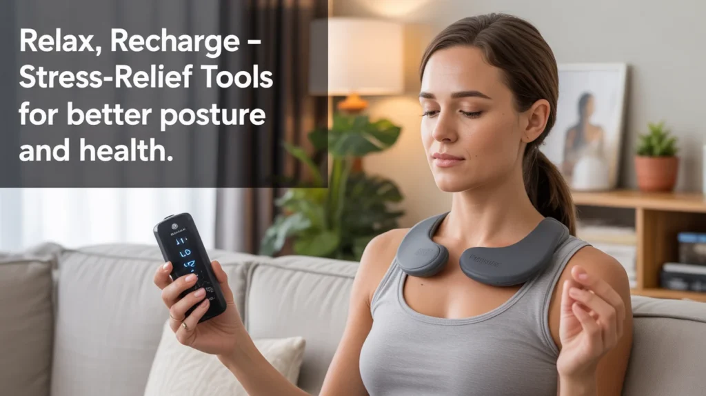 Relax, Recharge – Stress-Relief Tools for Better Posture and Health.