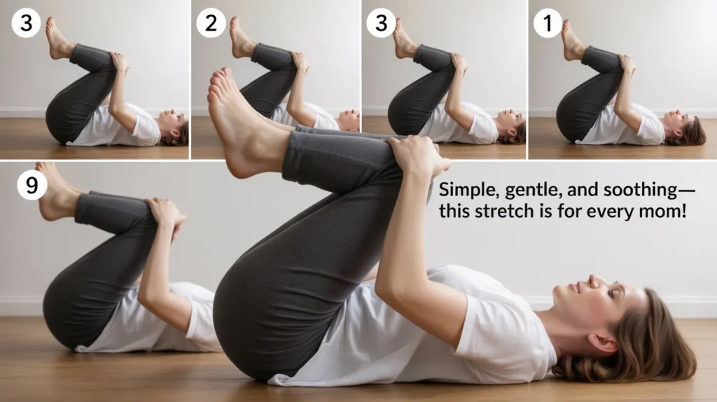 Simple, gentle, and soothing—this stretch is for every mom!
