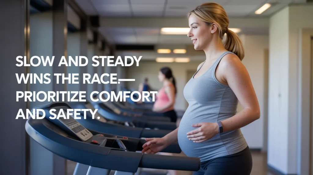 Slow and steady wins the race—prioritize comfort and safety.