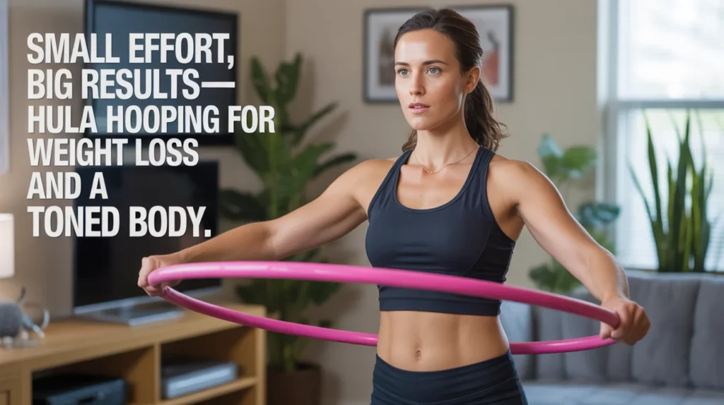 Small effort, big results—hula hooping for weight loss and a toned body.